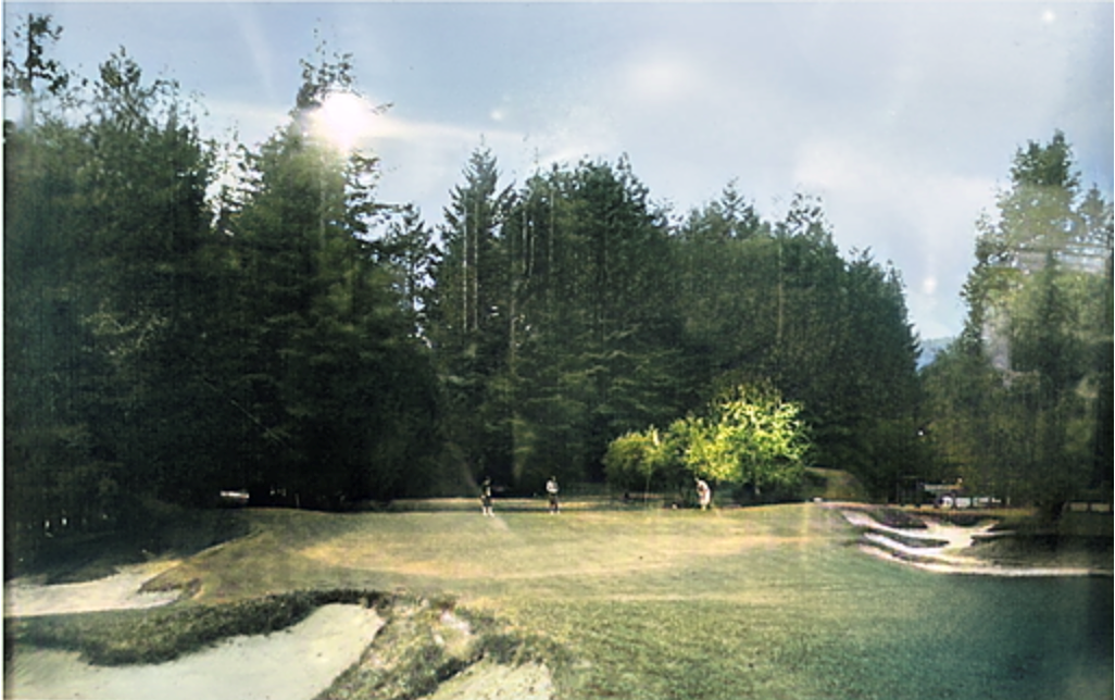 A group of people playing golf

Description automatically generated