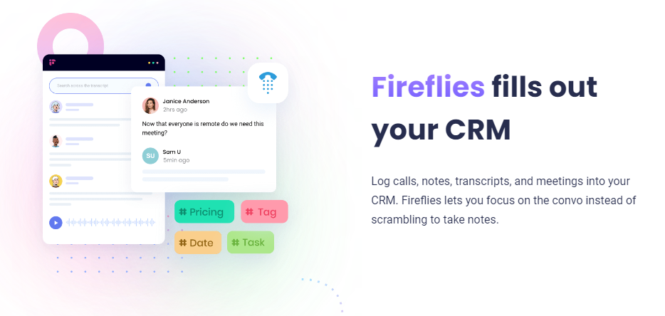 Fireflies fills out your CRM