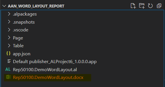 Create a Simple Word Layout Report in BC - Addend Analytics-3
