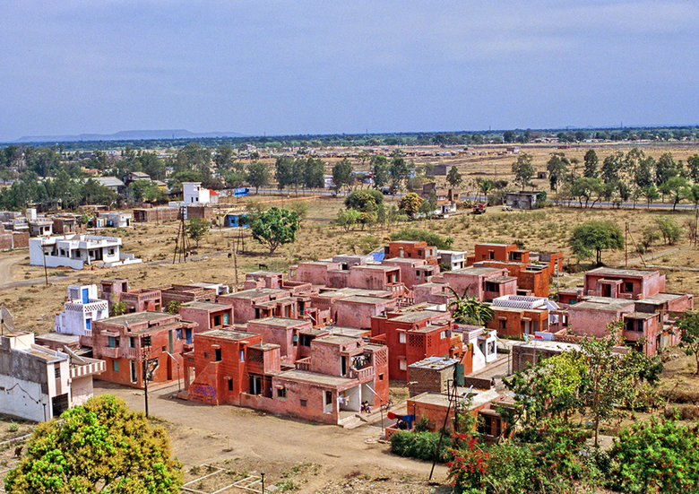 Aranya Low-Cost Housing, India built in 1989