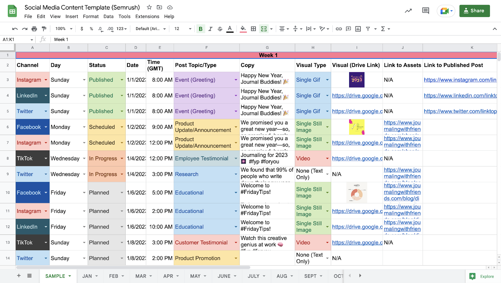 Google Sheets