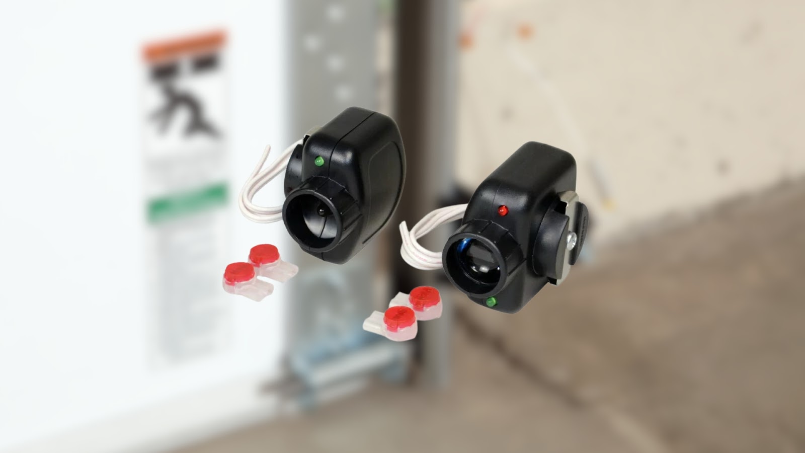 A pair of sensor replacement for a garage door