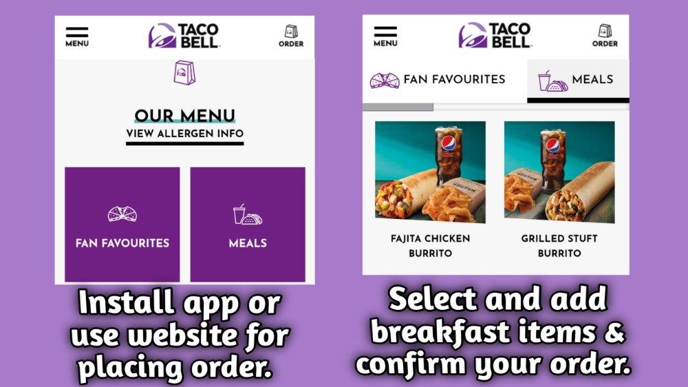 Taco Bell Delivery Through App