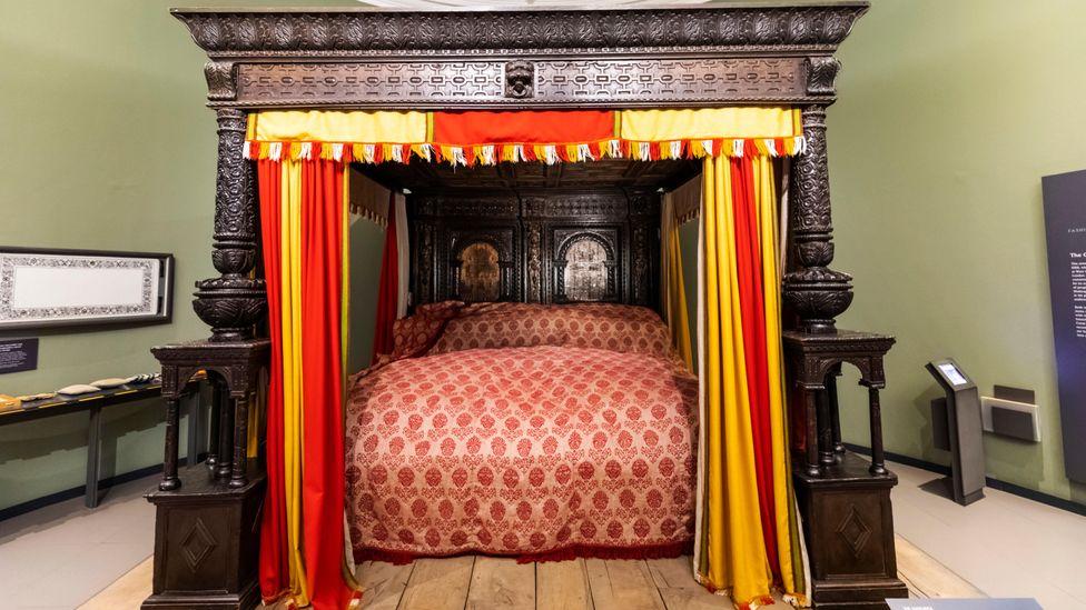 The Great Bed of Ware – reputedly big enough for four couples to share – was a popular tourist attraction for centuries, and even referenced by Shakespeare (Credit: Alamy)