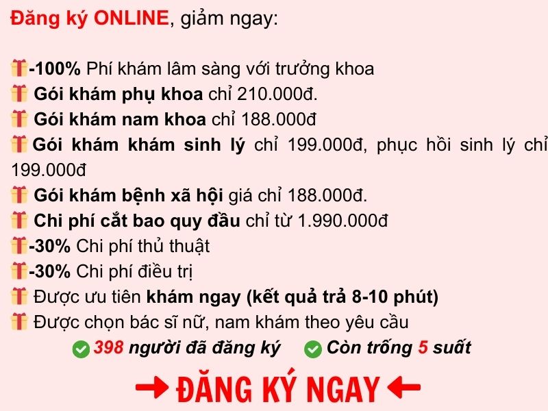 Ưu đãi của phòng khám