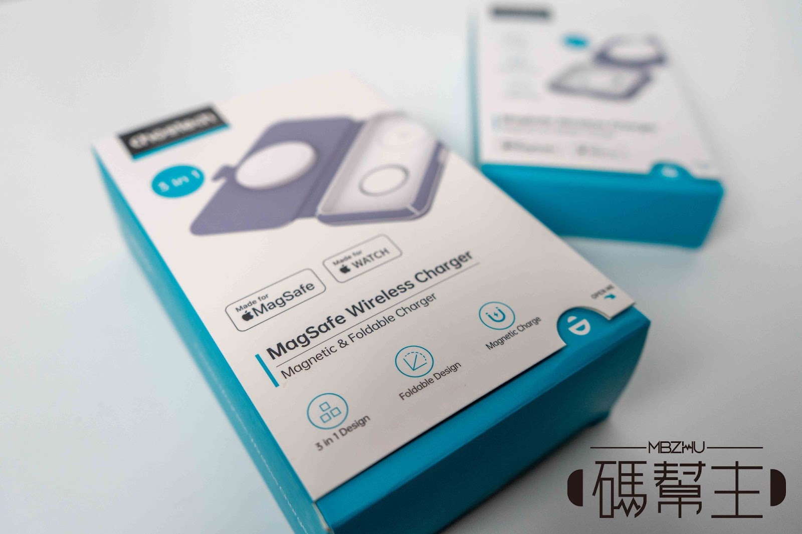 Apple Watch、AirPods 也能充！Choetech T323、T324 摺疊旅行無線充電器開箱 1