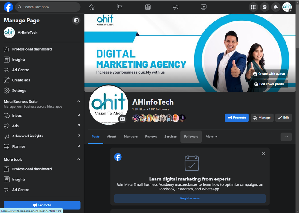 Facebook Page