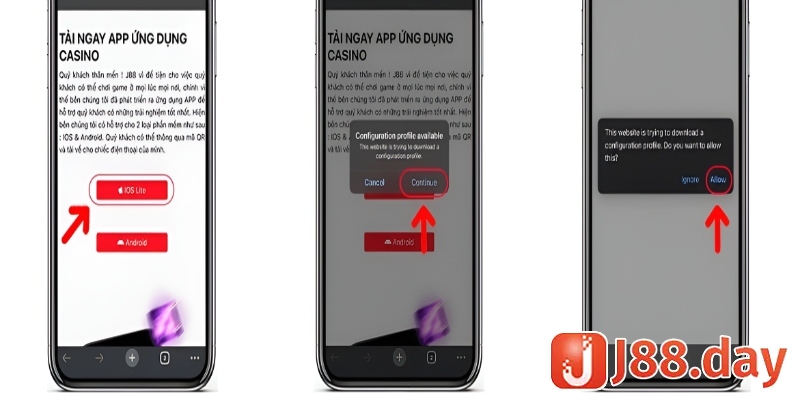 Cách thức tải app J88 Cho Android, IOS, PC Và Lưu Ý quan trọng 3