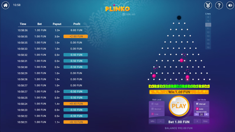 Play Plinko