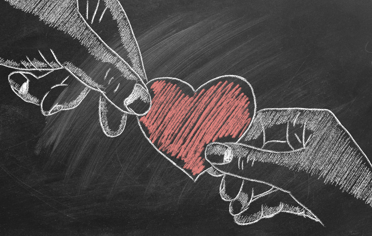 picture of chalk and heart