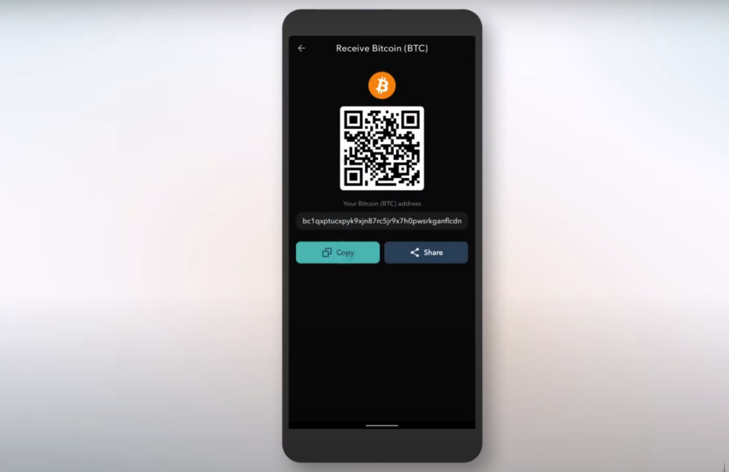 arculus wallet recevoir crypto