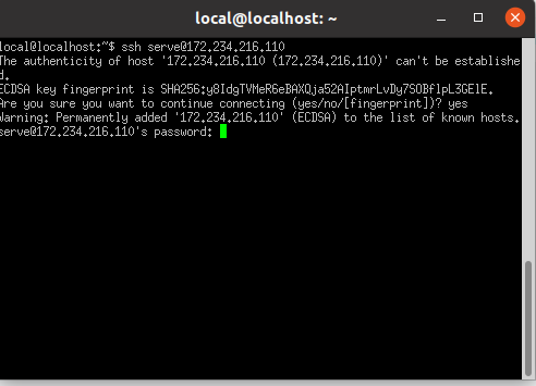Linode: Configuration SSH pour une connexion sécurisée avec un serveur distant
