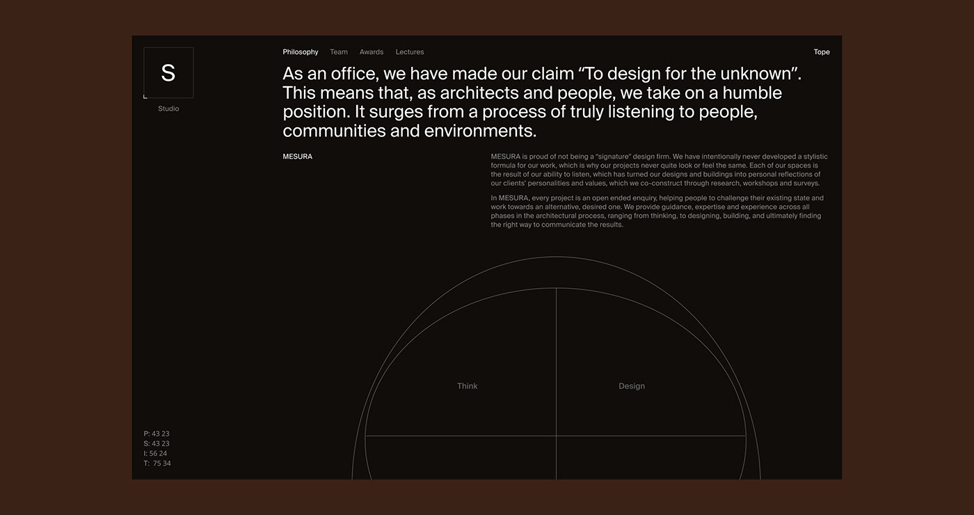 Figma Web Design  architecture Photography  UI/UX furniture Website studio motion typography  