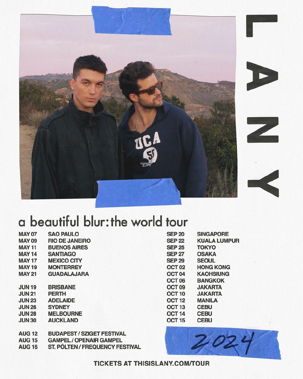 Konser Musik 2024 Lany World Tour