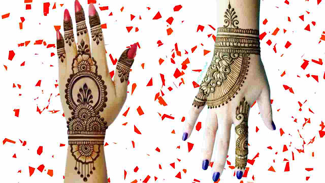 Simple Arabic mehndi design Simple Arabic mehndi design