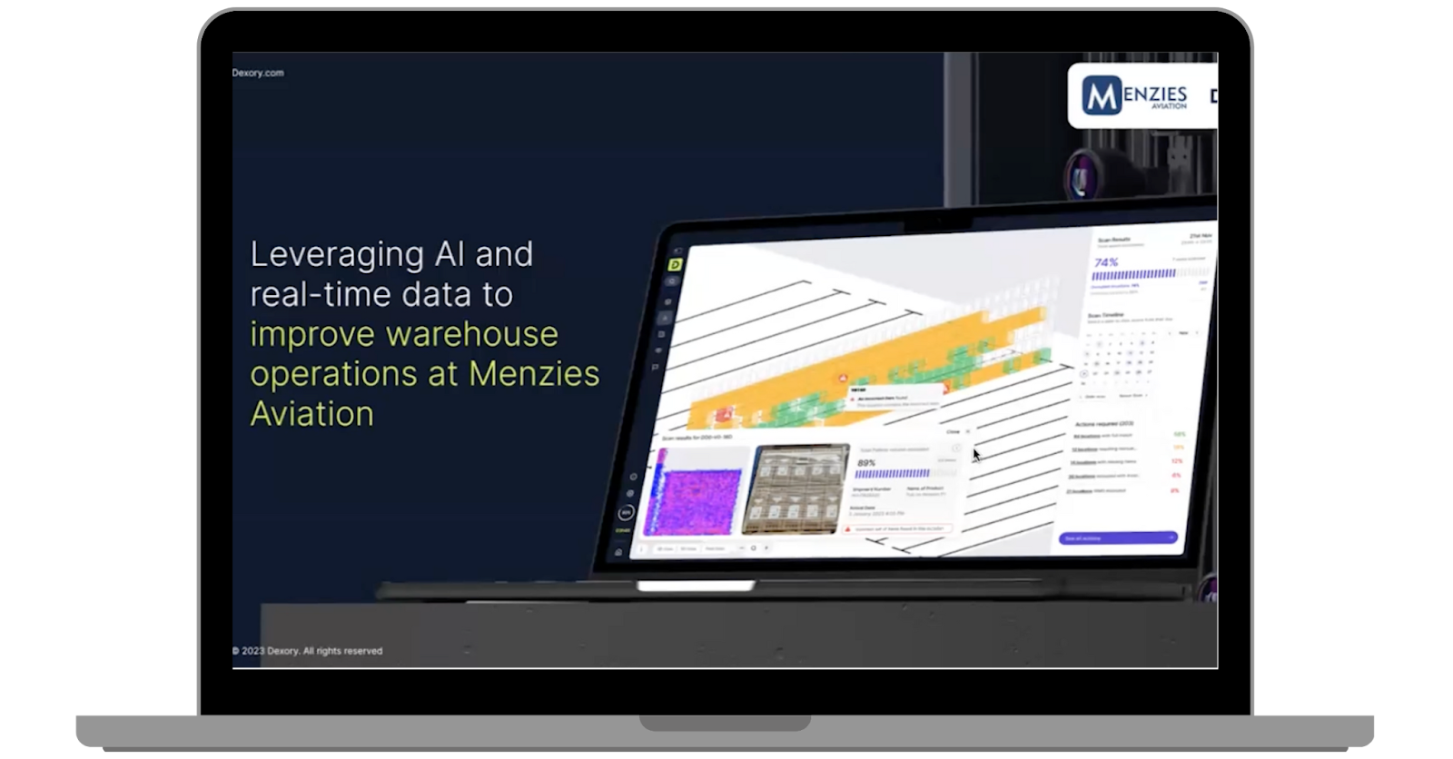 Webinar on Leveraging AI and real-time data to improve warehouse operations at Menzies Aviation