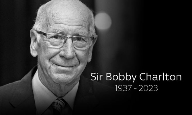  เซอร์ บ็อบบี้ ชาร์ลตัน เสียชีวิตแล้ว วัย 86 ปี BY KUBET
