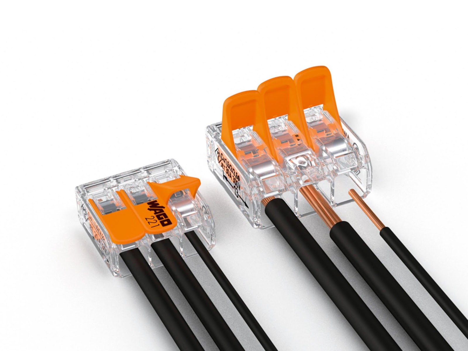 A close-up of several wires

Description automatically generated
