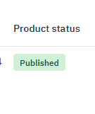 A screenshot of a product status

Description automatically generated
