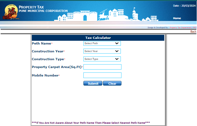 pmc property tax online