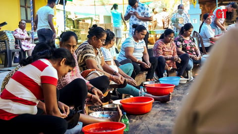 COMMUNITY SPIRIT: Villagers of Nerul celebrate a unique festival called 'Tisreachem Fest' or 'Feast of Clams'. 