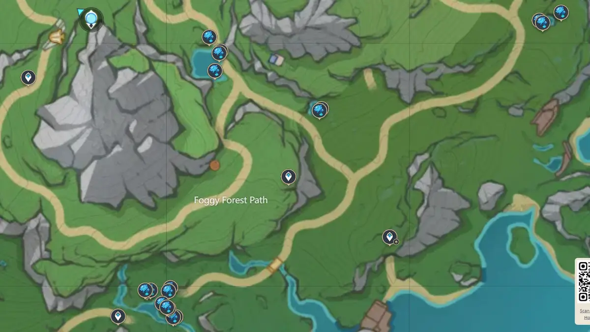Map locations