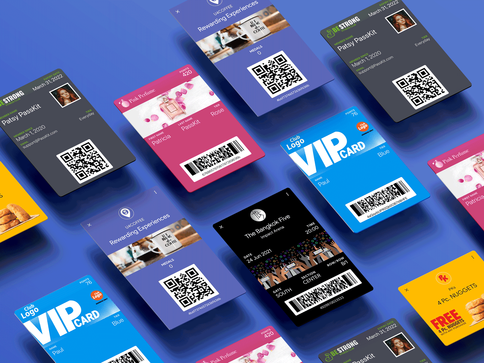 PassKit digital membership cards