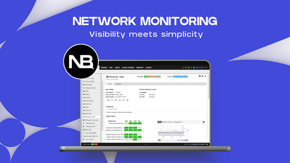 NetBeez is a network monitoring tool easy to use