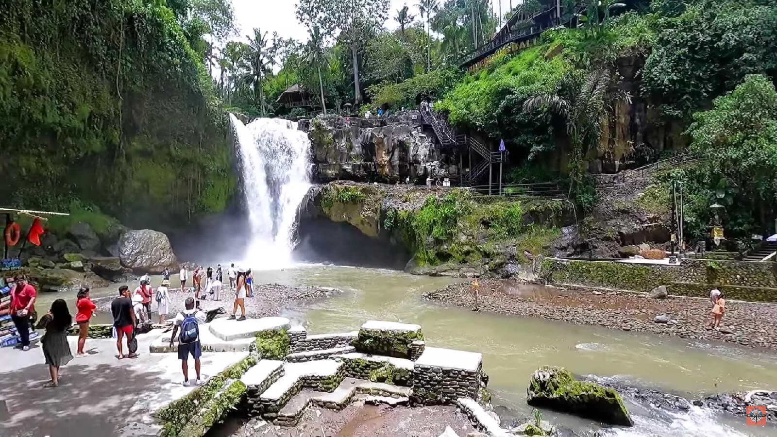 Bali tourist Place Tegenungan Waterfall 