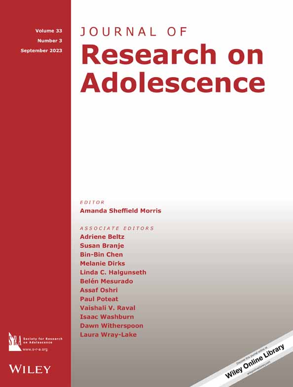 journal of research on adolescence- innovate journal