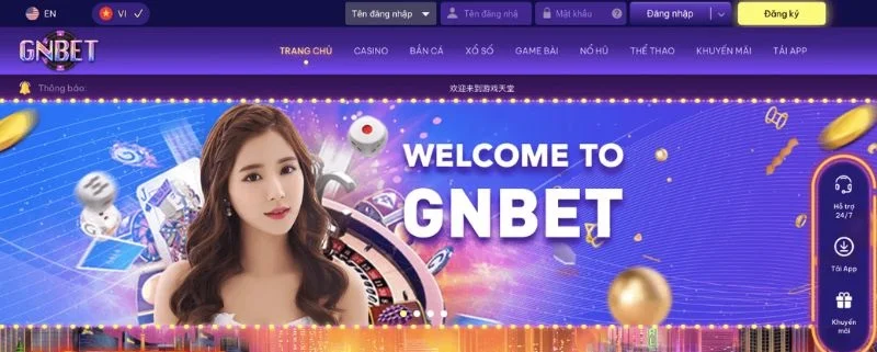 GNBET là nhà cái uy tín hàng đầu Châu Á, cung cấp các dịch vụ cá cược trực tuyến đa dạng và hấp dẫn.
