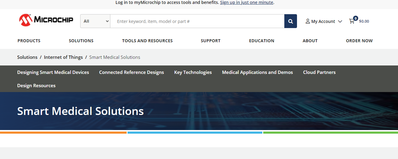 Microchip IoT Medical Device Solutions IoMT