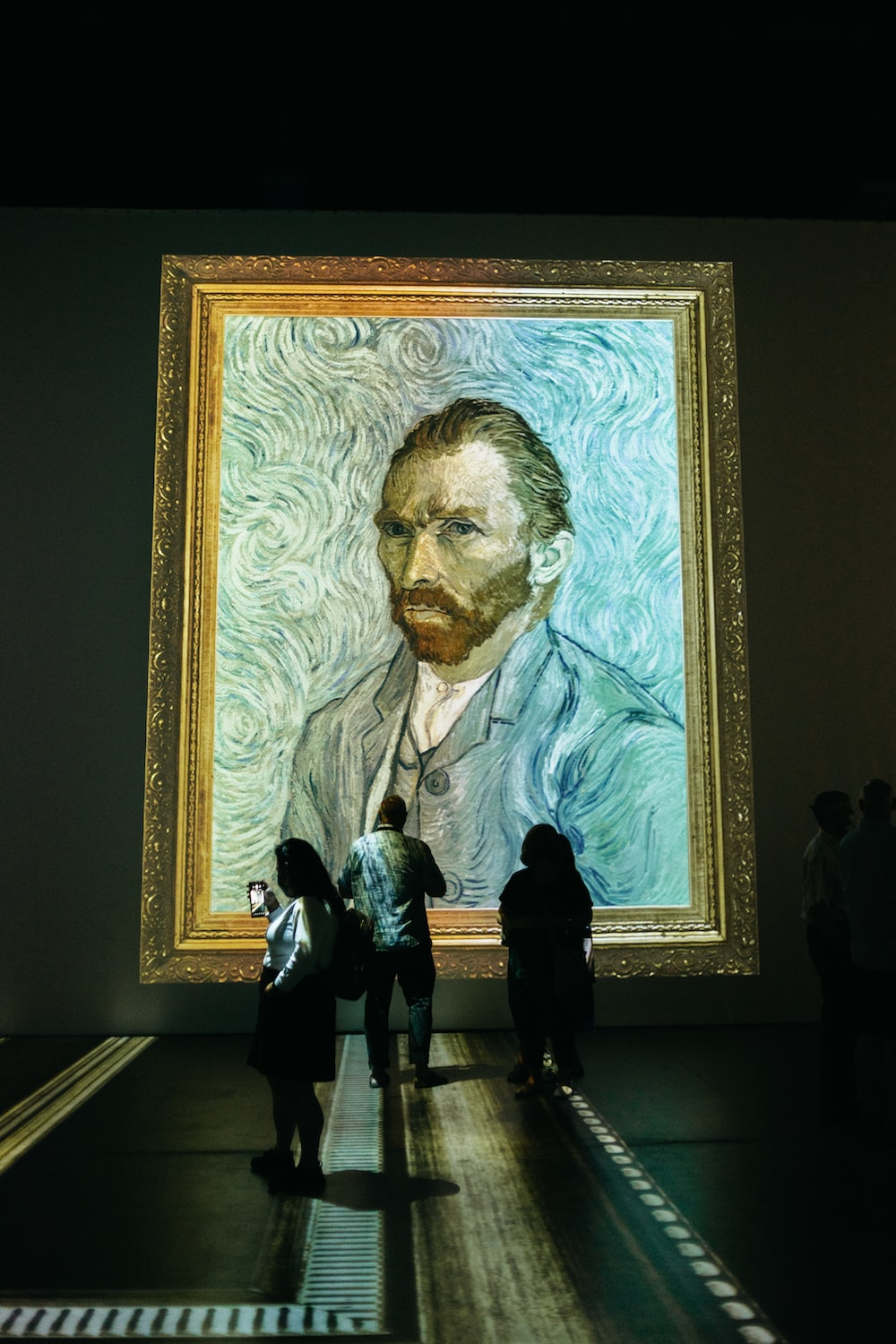 People Are Viewing Van Gogh's Self-Portrait