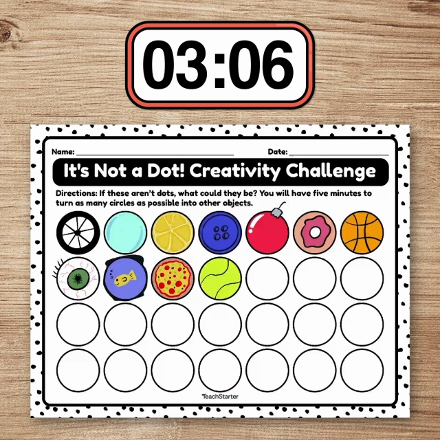International Dot Day Creativity Challenge - Upper Grades | Teach Starter