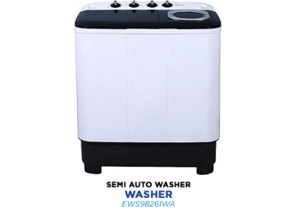 ELECTROLUX MESIN CUCI 2 TABUNG SEMI AUTO WASHER EWS98261WA