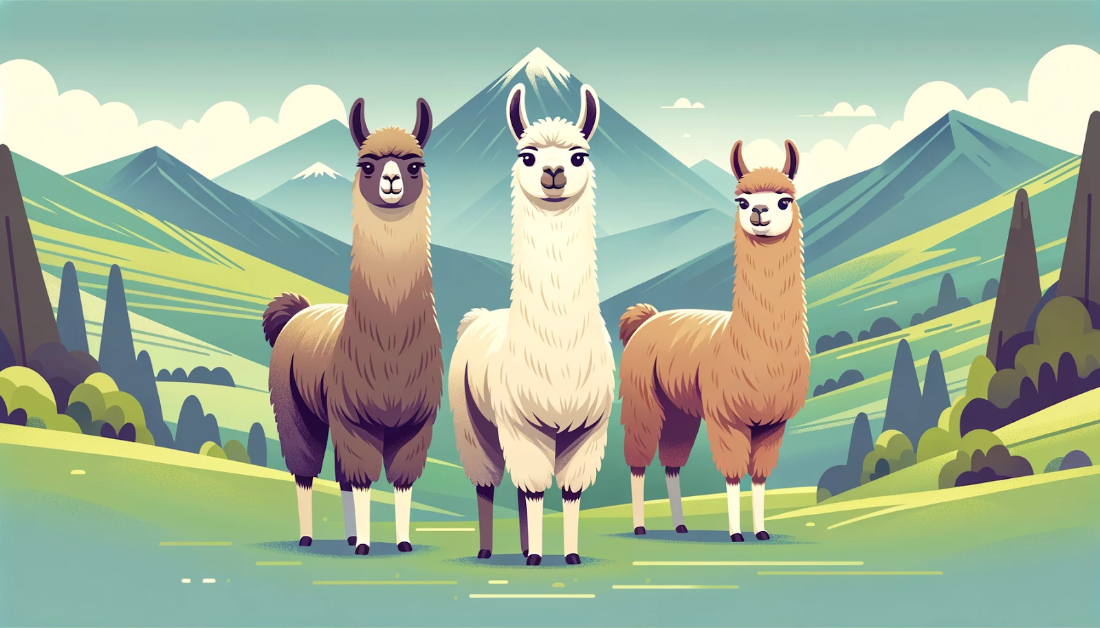 An illustration for Llama 3 generated by the author with the help of ChatGPT