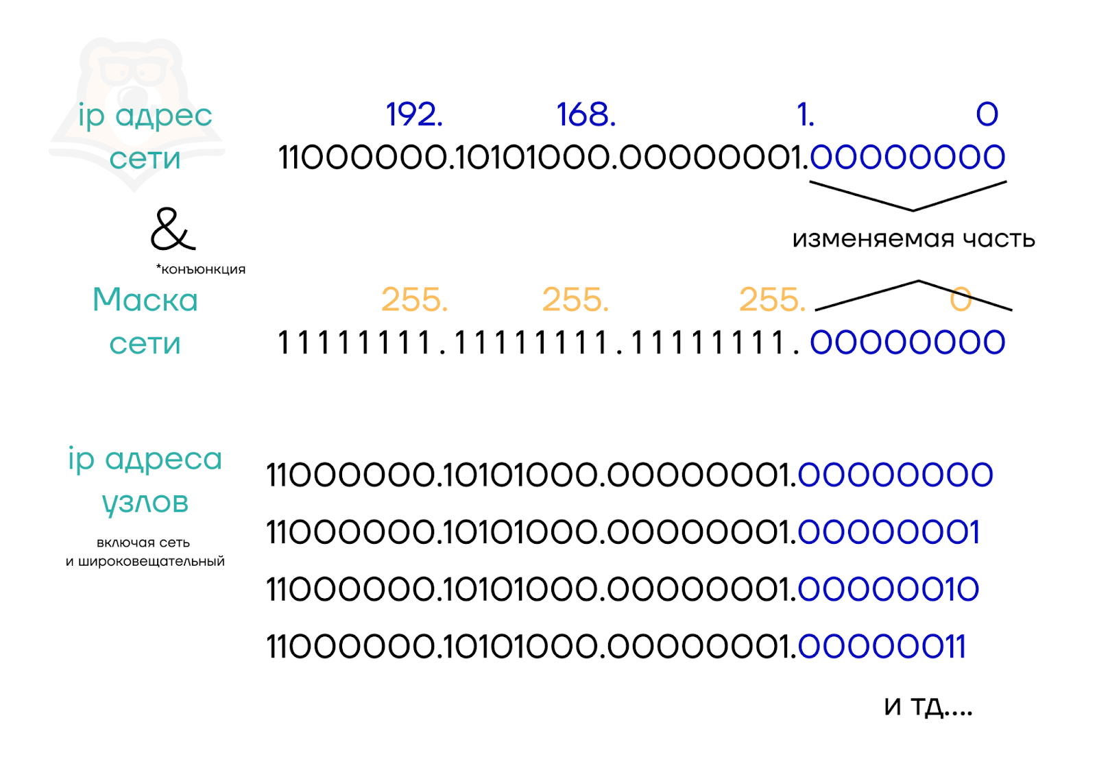 Структура IP-адреса - Умскул Учебник