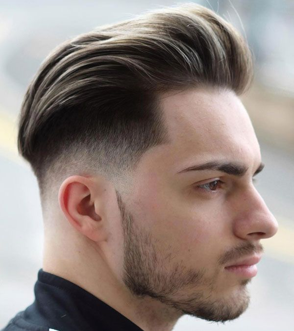 Picture of a  man with the undercut hairstyle