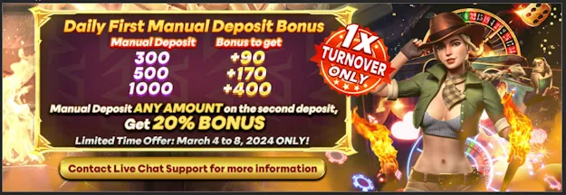 Sulitin ang Araw-araw na handog ng JOY 7 Daily First Manual Deposit