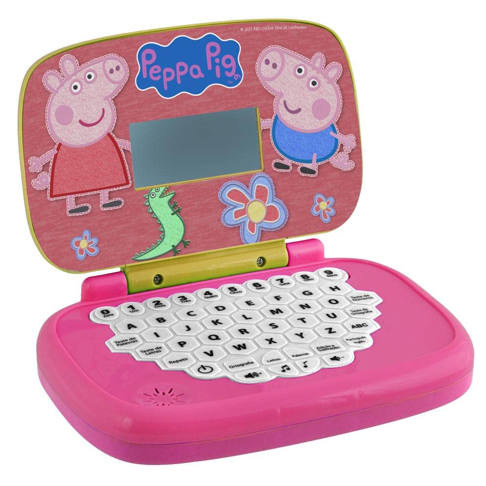 Laptop Peppa Pig Bilingue - Candide - Rosa