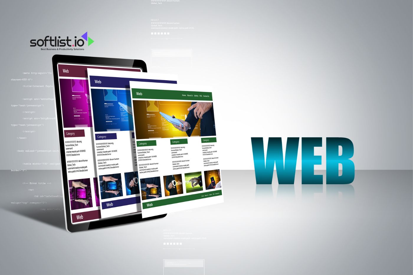 web pages concept