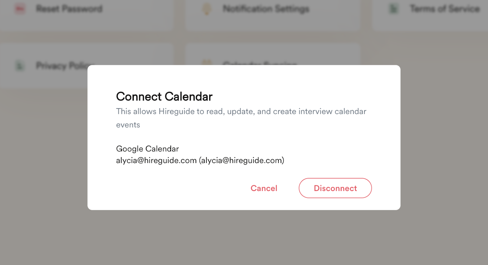 Sync your personal calendar Hireguide Help Center