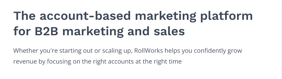 image showing rollworks as sales automation software