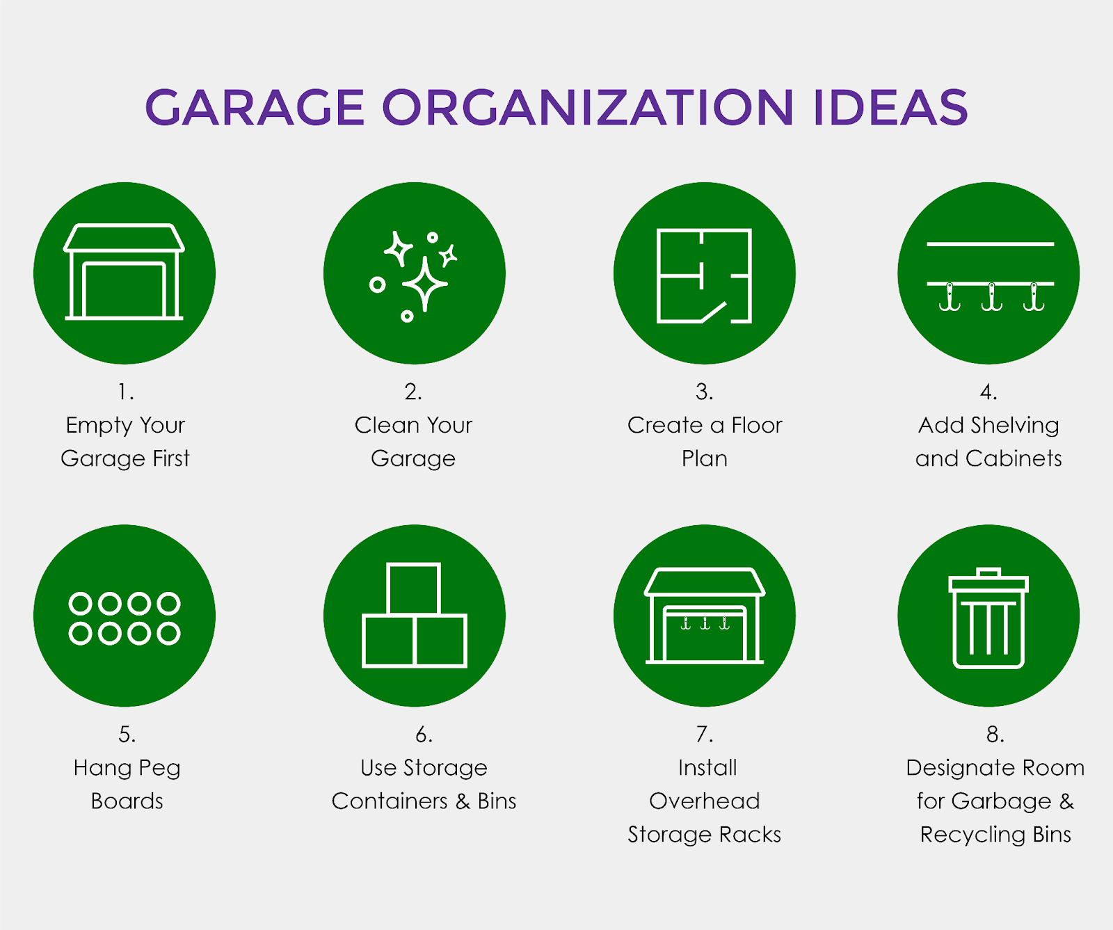 Garage organization ideas