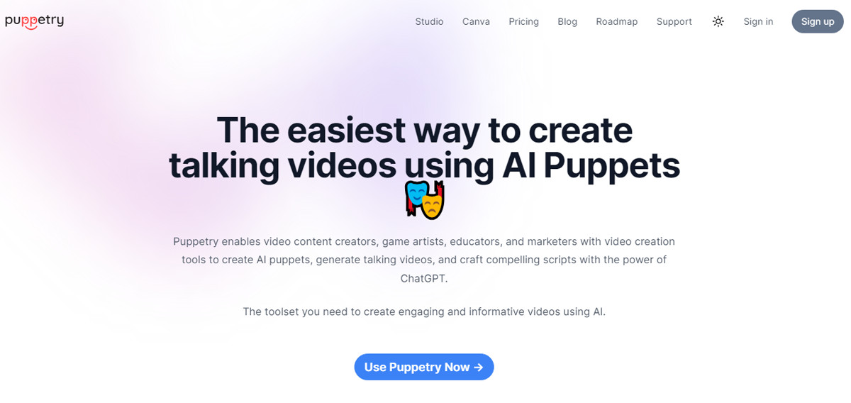 ai video generator puppetry