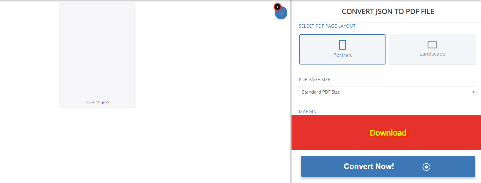 JSON To PDF