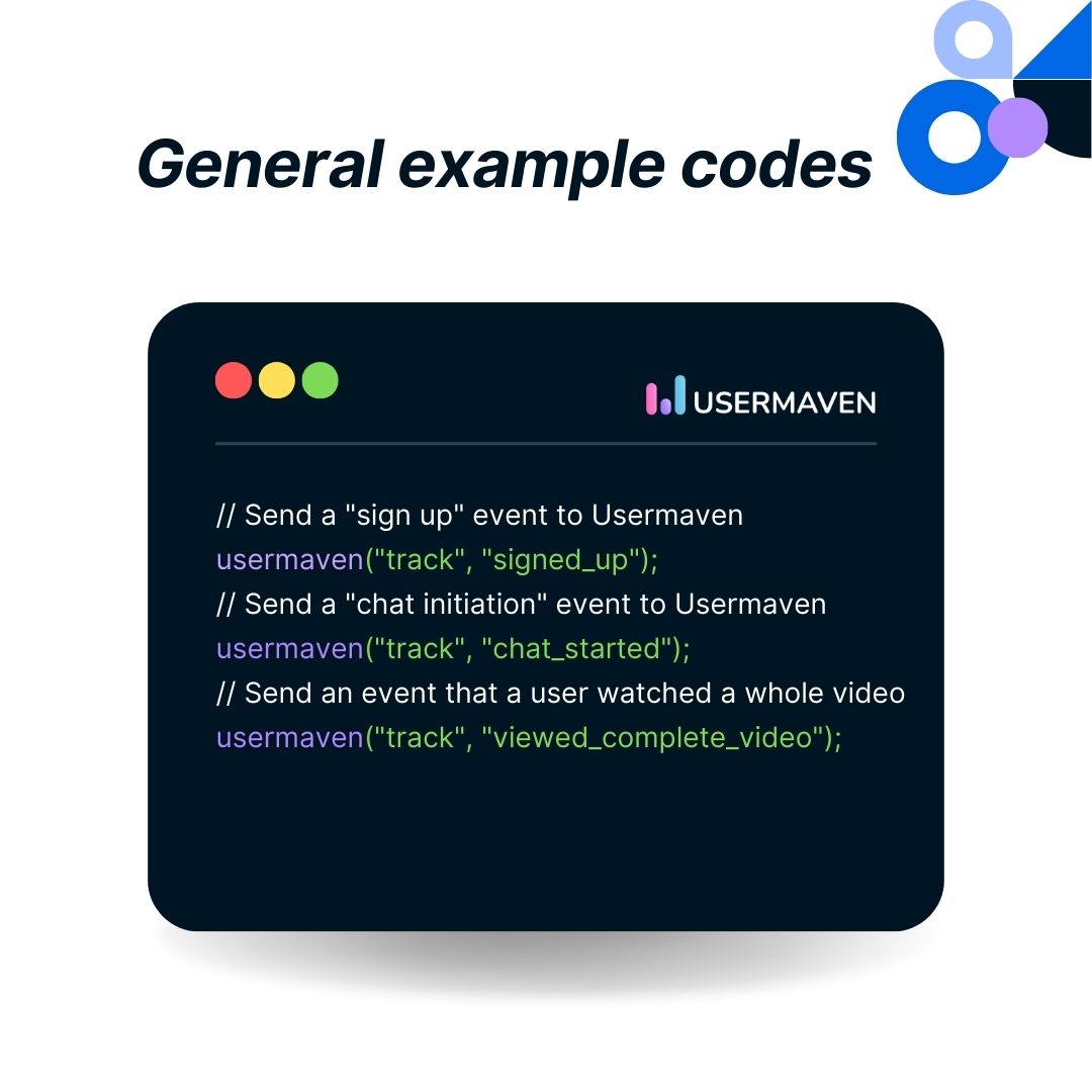 Usermaven event track