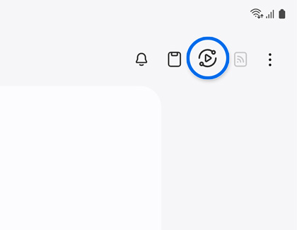 Smart View icon highlighted