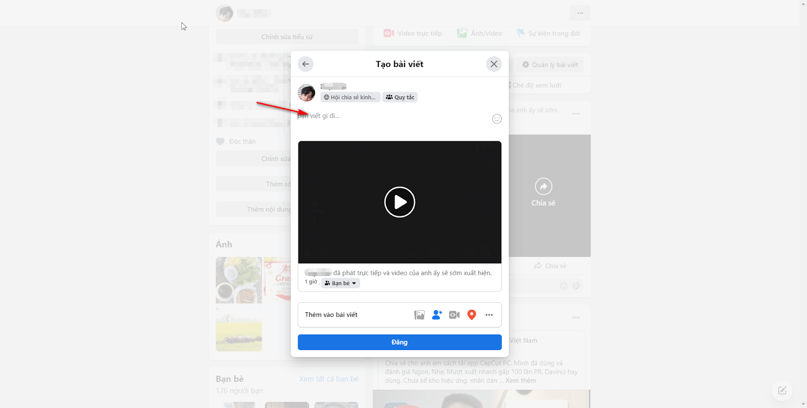 Hướng dẫn cách chia sẻ livestream trên Facebook - 4