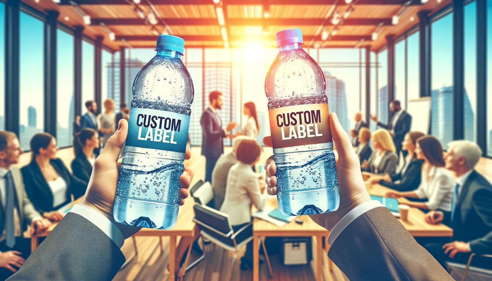 Custom Label Water Bottles 